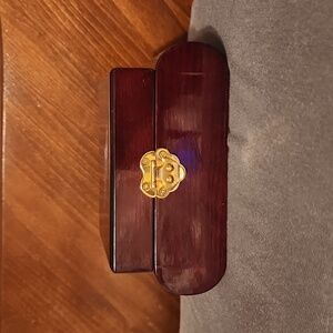 Cut wooden jewelry box